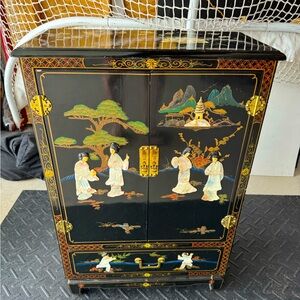 Antique Chinese Lacquered Cabinet